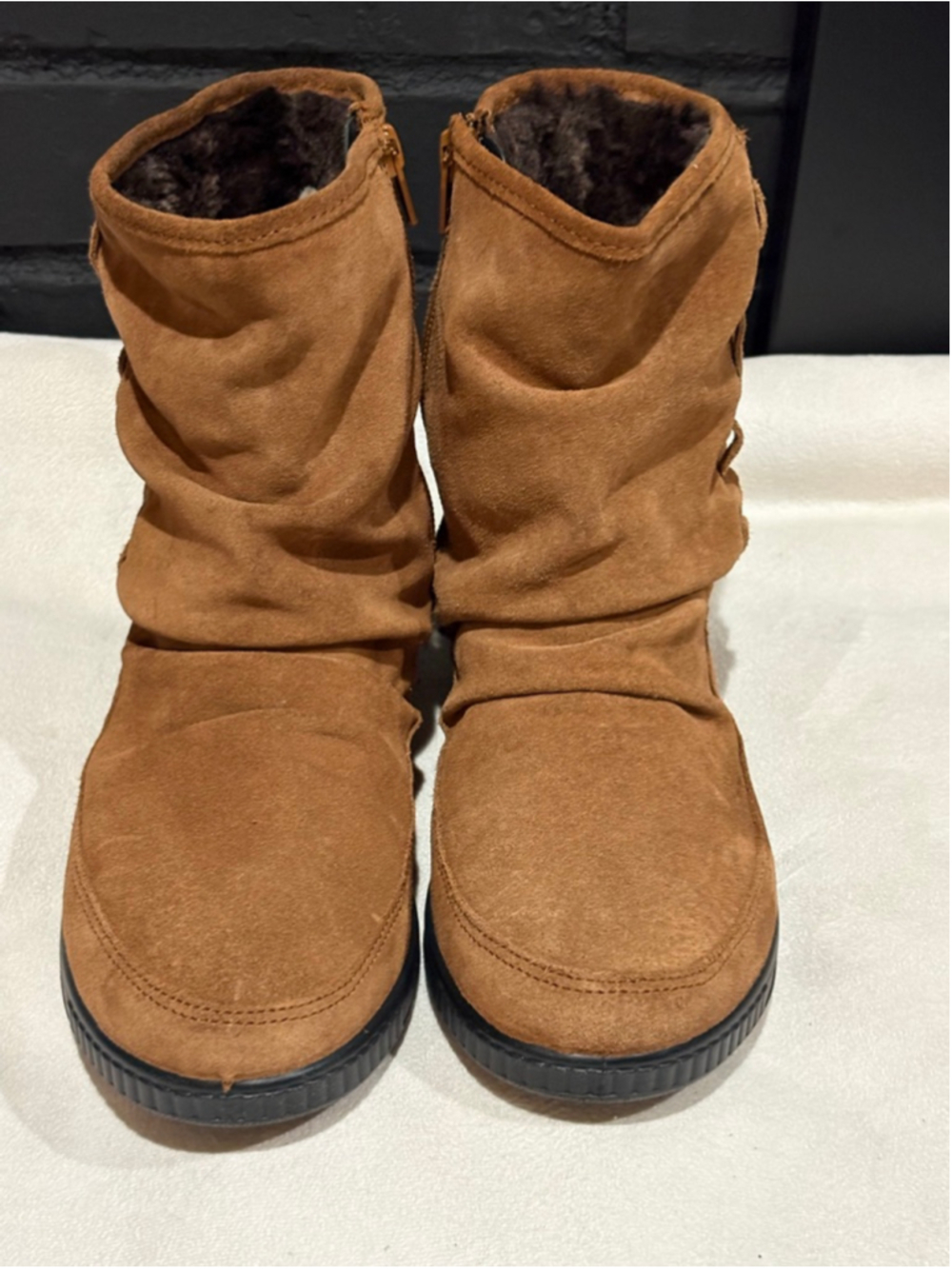 Women's Hotter Brown Suede Ankle Boots & Booties Size 7 - Picture 7 of 10